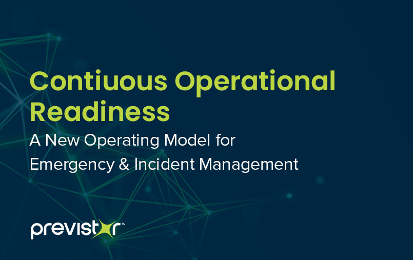 The Continuous Operational Readiness Framework: A New Operating Model for Emergency & Incident Management